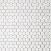 Bedrosians Le Cafe 3/4" x 3/4" Penny Round Matte White